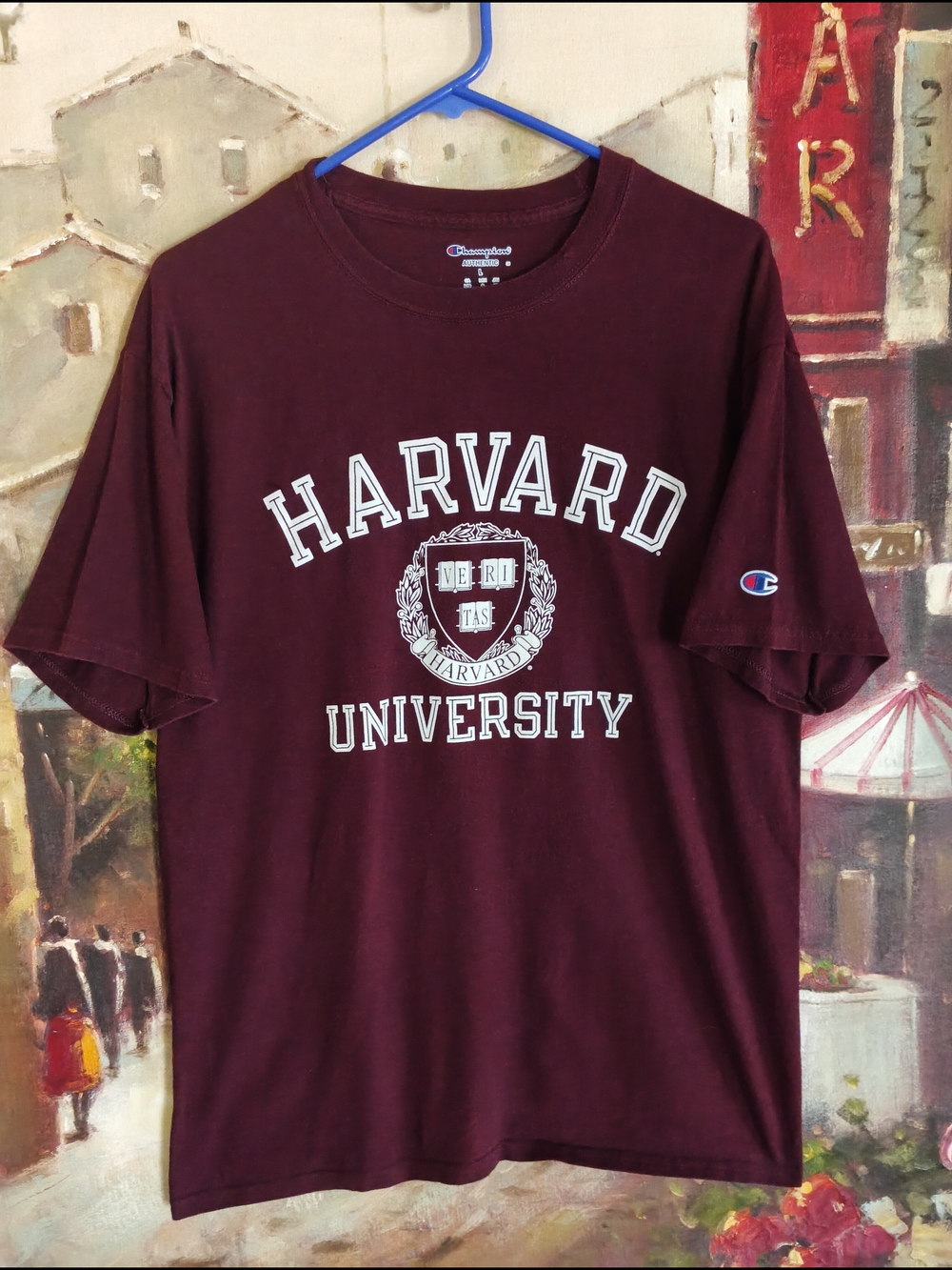 Champion Harvard University Maroon Graphic Tee